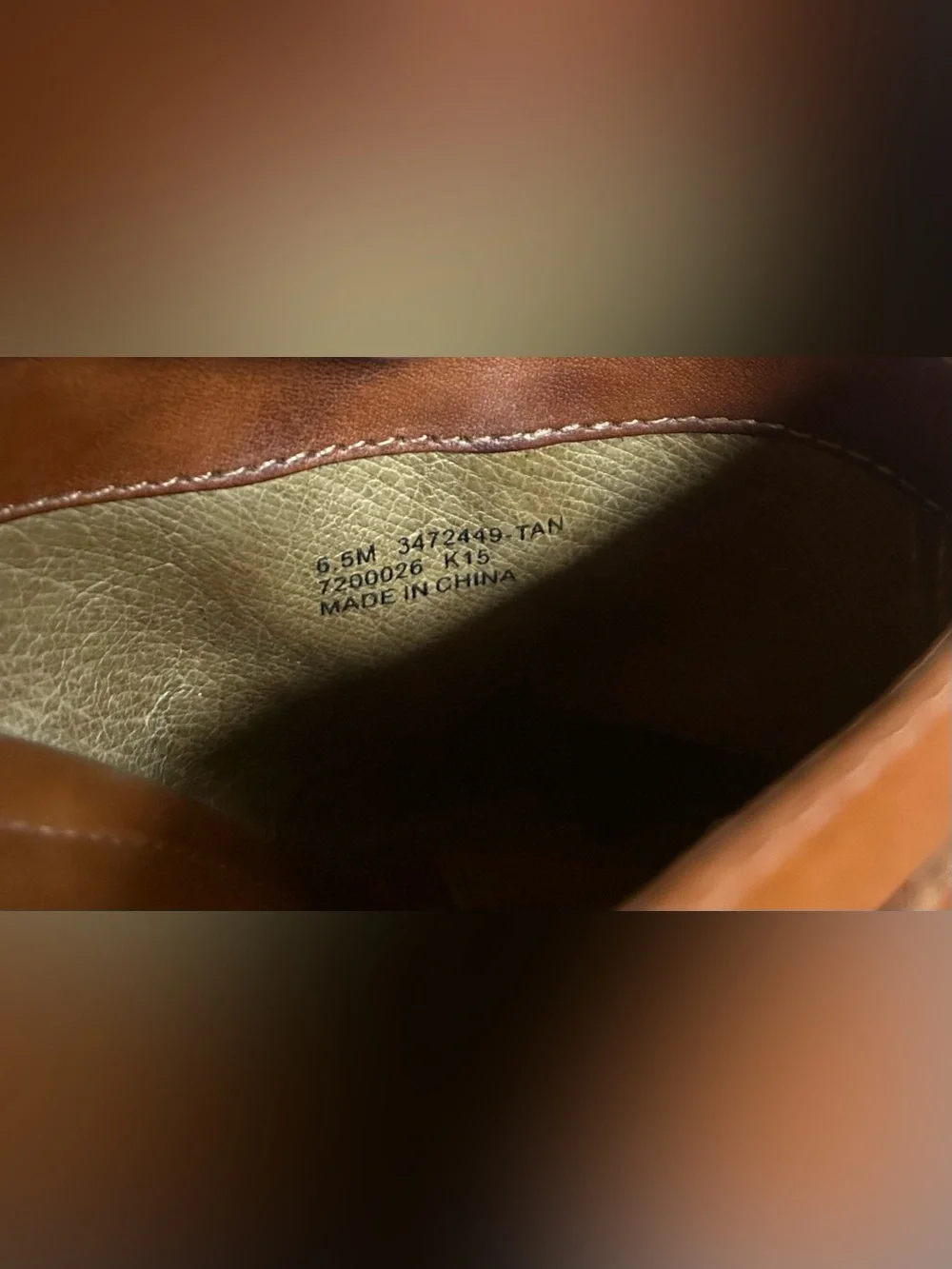 FRYE Men's Tan Leather Clog Mules